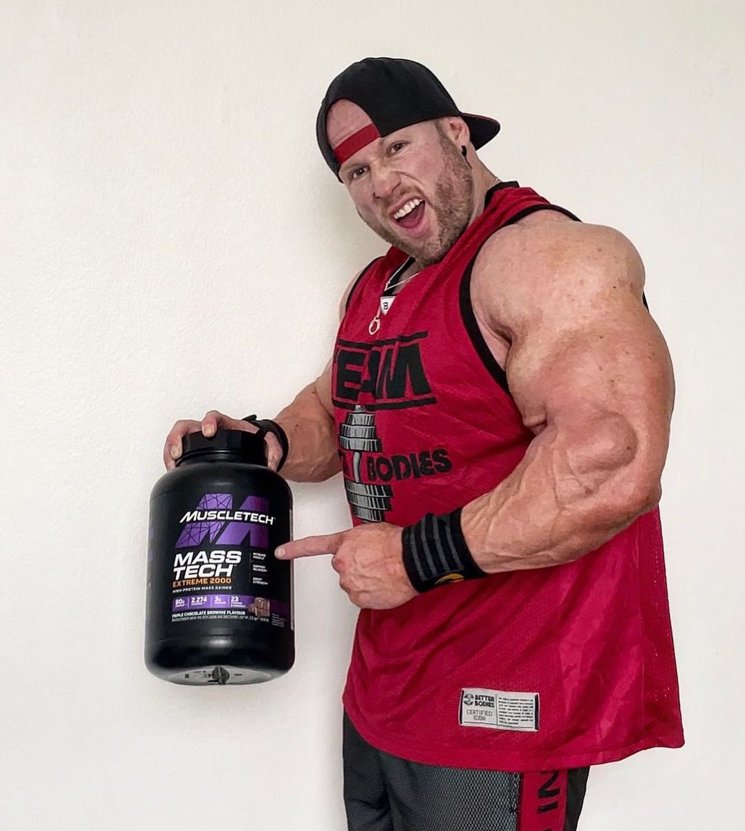 MuscleTech's tweet photo. Mass SZN!! Itโs that time of the year again๐ค #musclematters #massseason #massszn #bodybuilding #bulking #letsgetbig #masstech https://t.co/iS06u2Gh8S