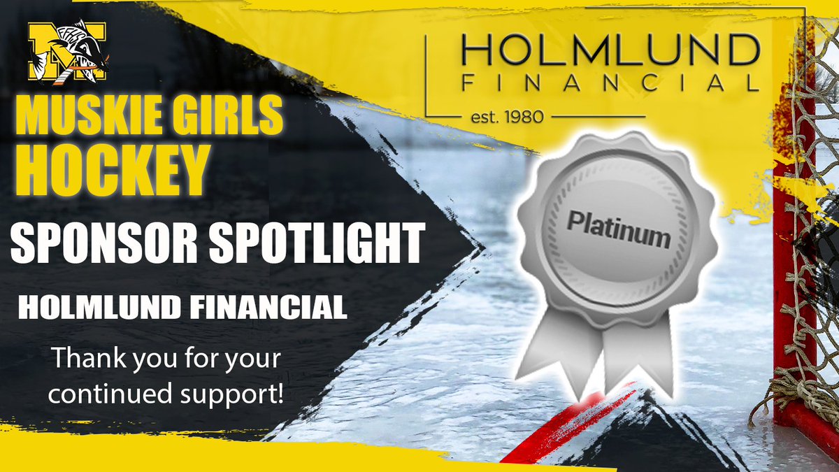 🌟Sponsor Spotlight 🌟

Shoutout to Holmlund Financial for their Platinum sponsorship of the Muskie Girls Hockey team for the 2023-2024 season!

If you're interested in becoming a sponsor, please reach out to Shannon King at shannon_leigh_king@hotmail.com

@AdrianChapman77