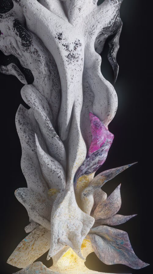 My Winds of Yawanawa by <a href="/refikanadol/">Refik Anadol</a> artworks, now part of my digital art collection!