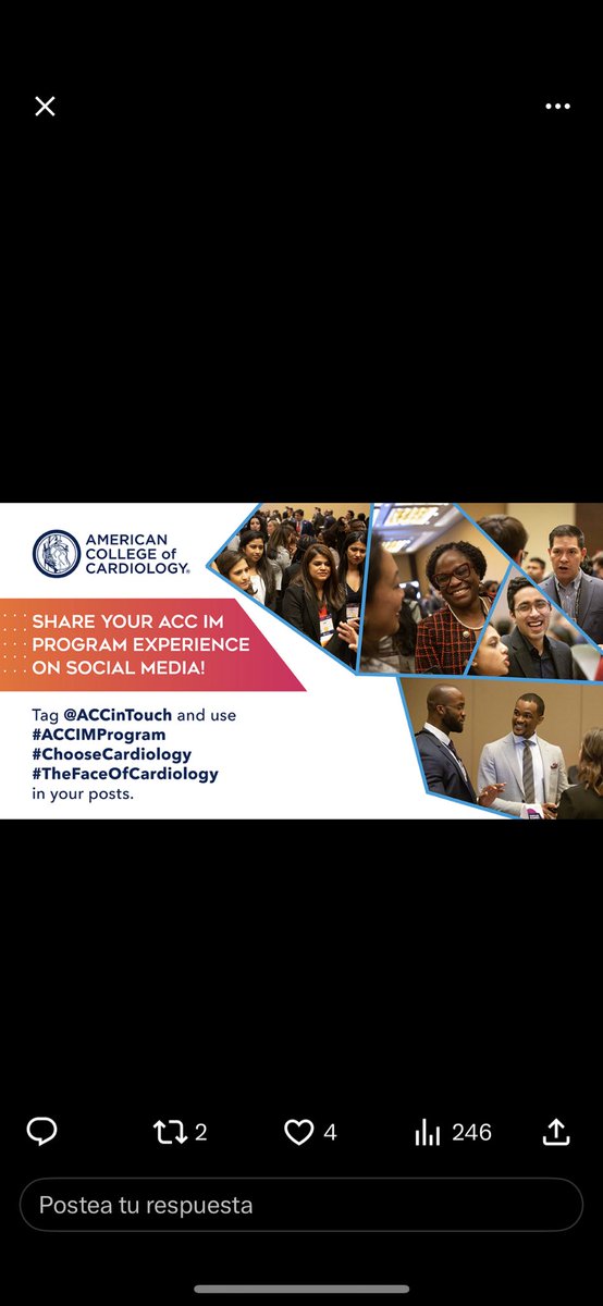 bryannicolalde1's tweet image. I’m very inspired about the success of #Latinx physicians in cardiology field! I will work very hard to be a representative of my country 🇪🇨! I am very grateful with @ACCinTouch #ACCIMProgram for let us have this opportunity, and provide us guidance to be success! #MedTwitter