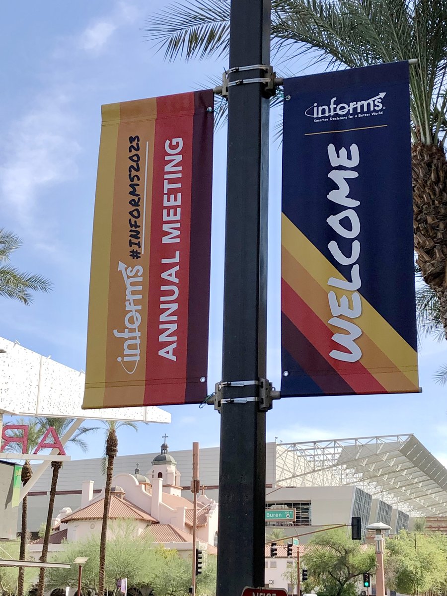 INFORMS's tweet image. 2023 INFORMS Annual Meeting | October 15-18, 2023 | Phoenix, Arizona bit.ly/3tzoHef

#informs2023