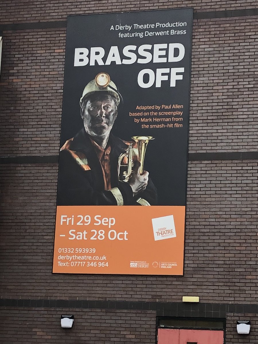 127heather's tweet photo. Show 5! 🧡looks like a full audience along with my singing tutor #brassisback @DerbyTheatre @SarahBrigham @jimmy_fairhurst @carolinemsiman4 @LisaTheAllen @IyishaRose_ @shannonj986 @danellistheatre @MrStuartJAllen https://t.co/siDotyNYa0
