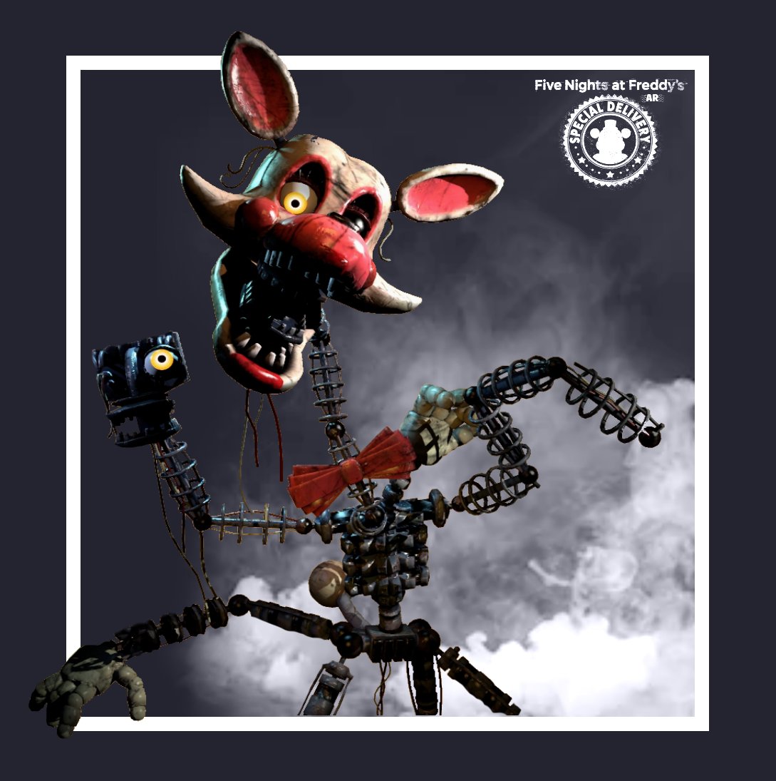 animatronicsotd's tweet photo. today's animatronic of the day is mangle from five nights at freddy's! https://t.co/jLOGm0WBrT
