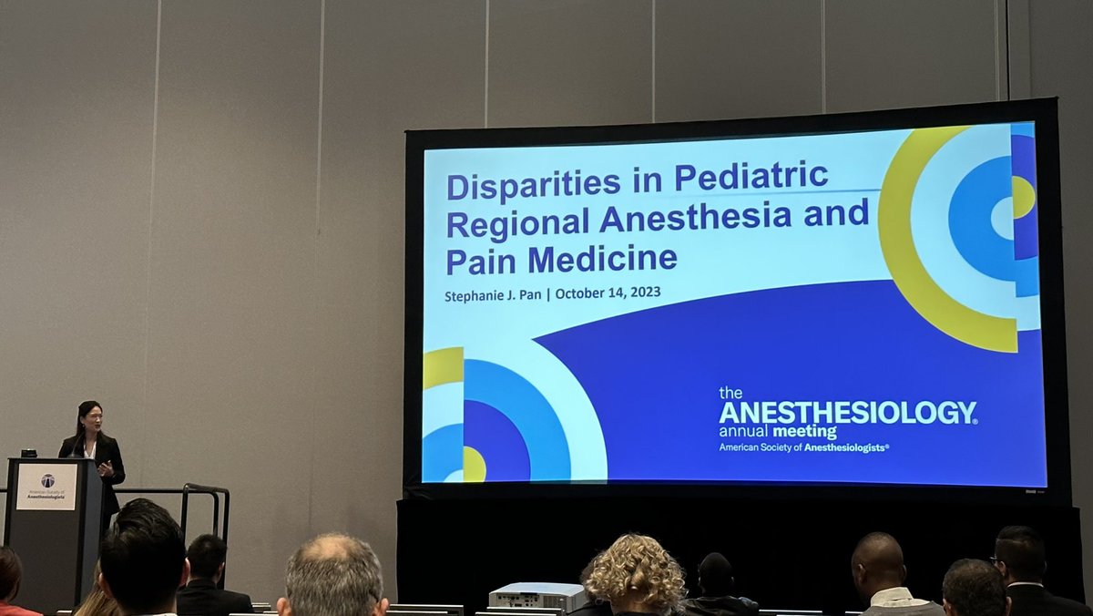 Great lecture by my colleague Stephanie Pan at #ASA2023!  #pedspain