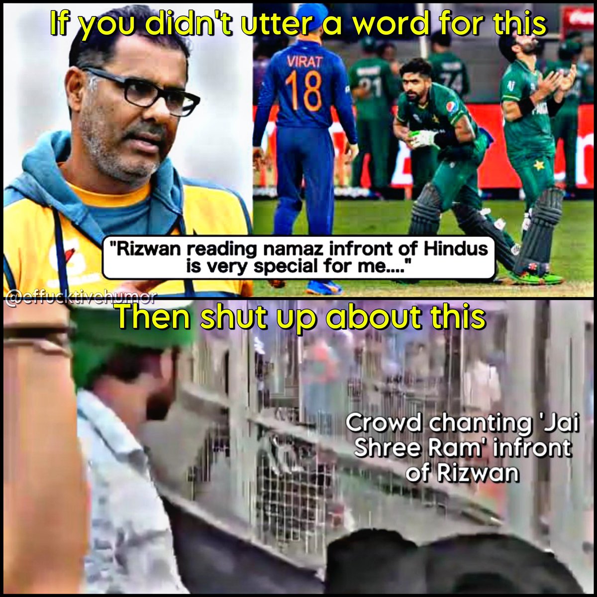 effucktivehumor's tweet photo. Namaz ✔️
Jai Shree Ram ✖️

👏🏼👏🏼👏🏼 https://t.co/7D2UjpsBMB