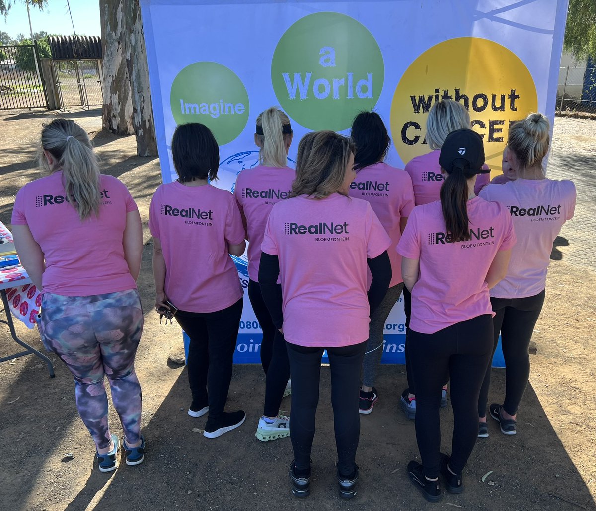 AnnetteMrsSA's tweet photo. @CANSA #pinkwalk #shadesofpink #realnetproperties #ladies #babies #mothers #grandma in our 20’s, 30’s, 40’s and 50’s Doing our bit to support #BreastCancerAwarenessMonth #bigorsmallwellsavethemall #pinktober #fortheloveofpink #savethetatas #earlydetectionsaveslives #mammogram https://t.co/bNtrB5DQ91