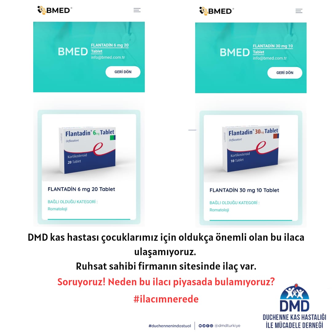 DMDTurkiye's tweet photo. Flantadin 1 yıldır üretilmiyor ama bundan sağlık bakanlığı haberi yok tıpkı çocuklarımızı görmezden geldikleri gibi bunu da görmezden geliyorlar #ilacımNerede @drfahrettinkoca @tcbestepe @RT_Erdogan @saglikbakanligi https://t.co/RTK6cOS67L