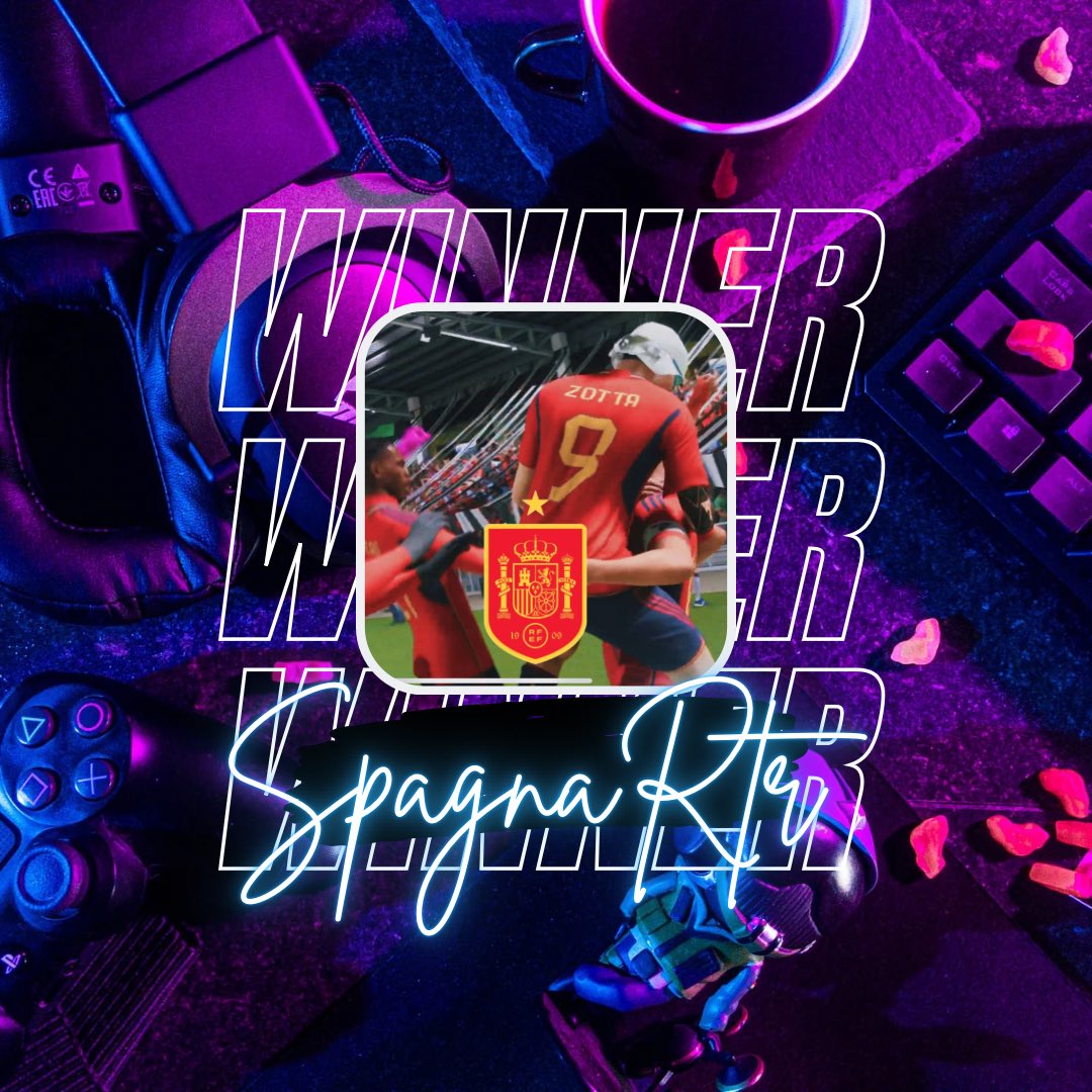 Complimenti alla @Spagnaproclub per essersi aggiudicati il torneo di ieri sera perdendo 0 match una squadra incredibile vi aspettiamo in tanti per il prossimo torneo🔥