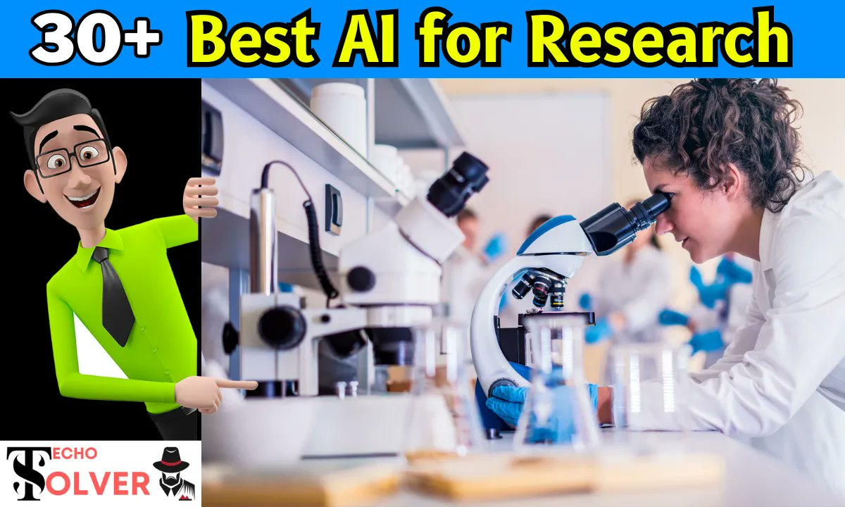 techosolver's tweet image. techosolver.com/best-ai-for-re…
Are you looking to expand your knowledge in your academic, PhD, journalist, law, or doctorate research with the help of AI research tools? Then you have come to the right place, welcome to Techosolver.com.