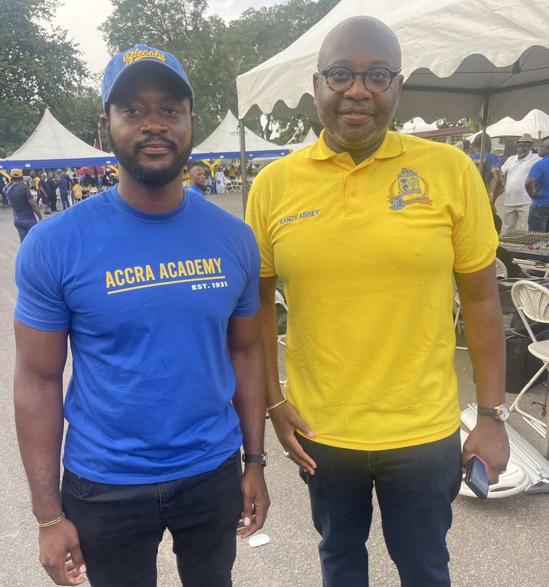 chrisatadika's tweet photo. Today at Accra Academy Old Boy’s Association Reunion! With Senior Bleoobis @alexkmould, Randy Abbey and President Joseph Amoa-Awuah. https://t.co/0y4wOcmJQg
