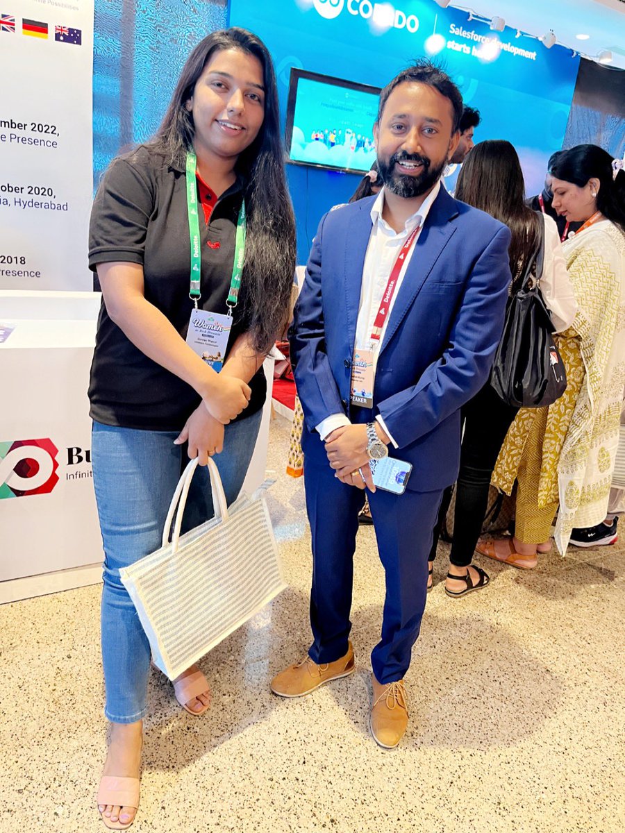 Simran Thakur☁ (@sfdcsimran) on Twitter photo Glimpse of #WITDreamin23 🤩
Meeting mentors in person for the first time, and recognizing their pivotal role in my journey's success✨
<a href="/TrailblazerEsha/">Esha #MC²</a> You were badly missed!
#WITDreamin23 #Salesforce #TrailblazerCommunity Glimpse of #WITDreamin23 🤩
Meeting mentors in person for the first time, and recognizing their pivotal role in my journey's success✨
<a href="/TrailblazerEsha/">Esha #MC²</a> You were badly missed!
#WITDreamin23 #Salesforce #TrailblazerCommunity