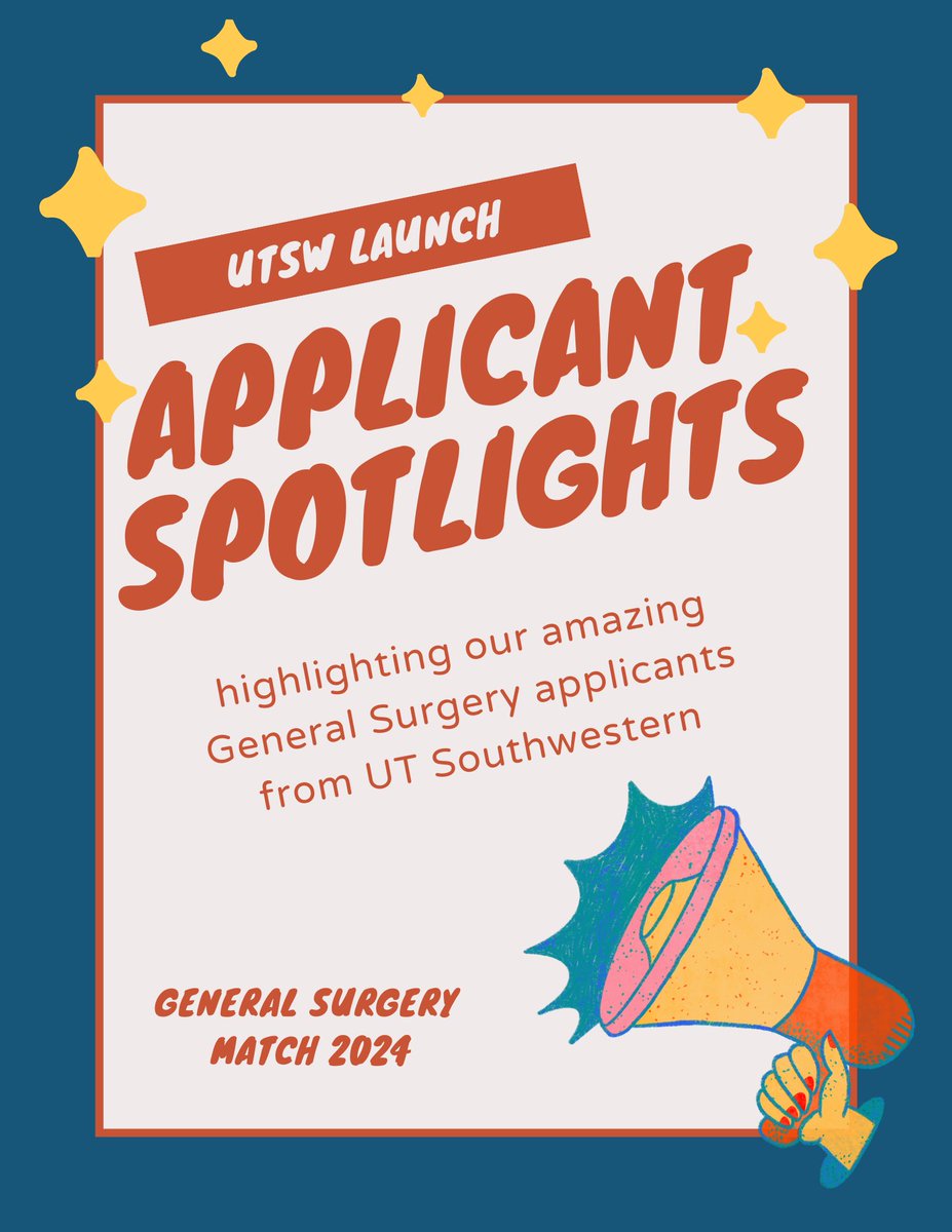 It’s that time of the year again
Stay tuned for spotlights of our wonderful applicants to this year’s #SurgeryMatch2024 #match2024 #generalsurgery #gensurgmatch2024 #utswmatch #utswstudents