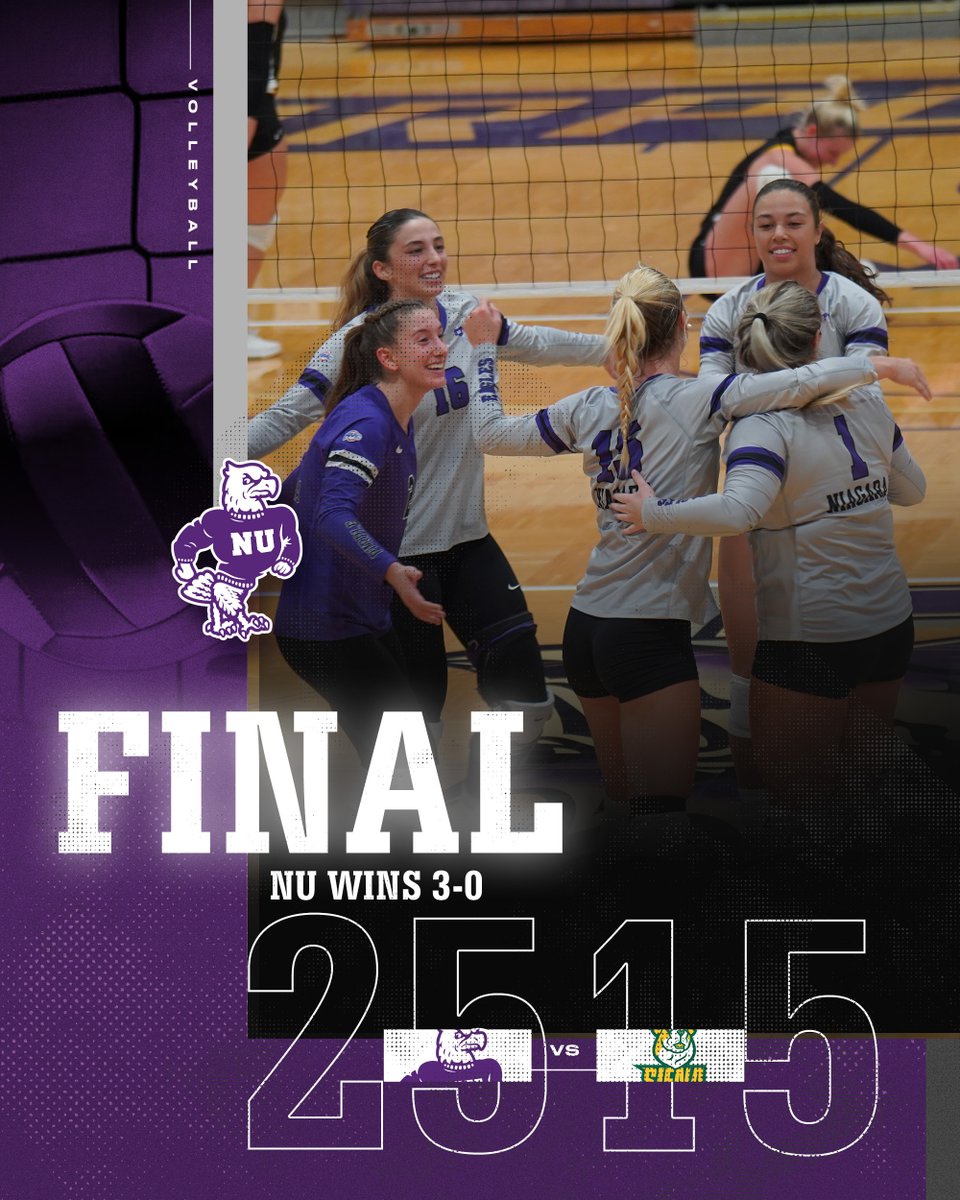 NiagaraVB's tweet photo. Now that is how you open a homestand!

🟣🦅🏐 https://t.co/QgDQNj5qZV