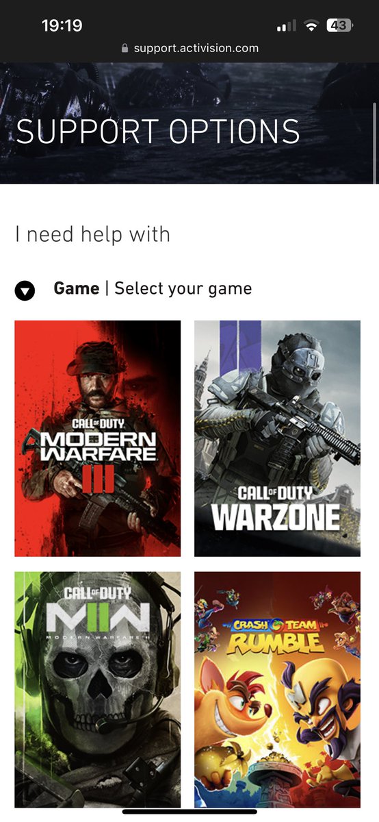 rayzer88's tweet photo. @ATVIAssist please can you dm me?  Your website is useless and the help/support section offers absolutely no help or support. I go through the steps and this is what it recommends. Backups codes don't work, 2fa doesnt work and your website doesn't fucking work https://t.co/P7VhsSTbNa
