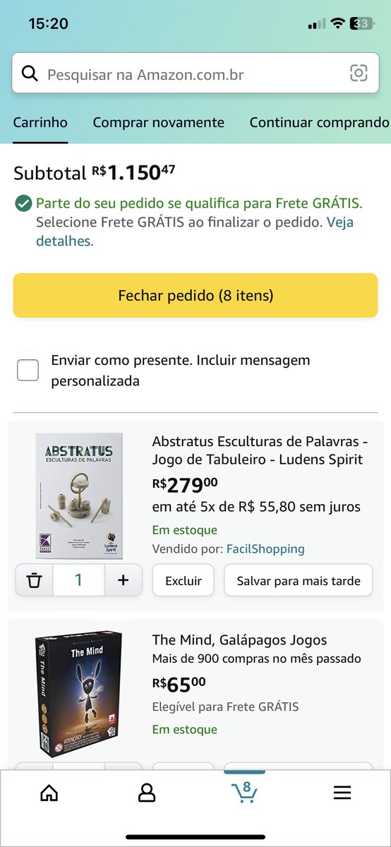 Gustavlopes1's tweet photo. 8 jogos = R$1.150,47
Que isso, Brasil https://t.co/pgUiaoW0eH