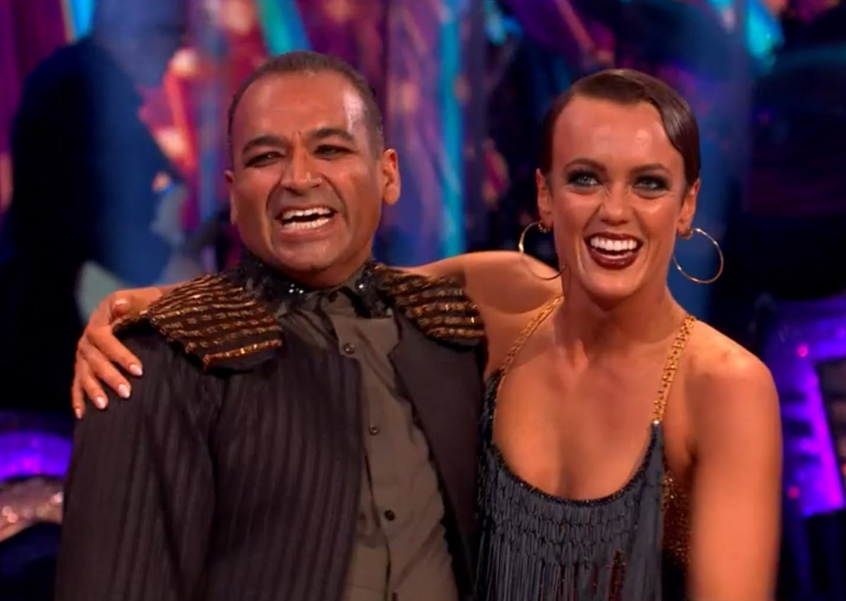 MrJohnNicolson's tweet photo. Well I think that went rather well. And the judges seem to agree! #StrictlyComeDancing #VoteKrishnan https://t.co/db4WmwCa2o