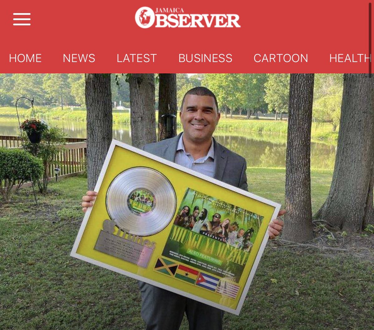 MusicGodRecords's tweet photo. @JamaicaObserver nods YES TO PEACE!! #justforpeace @Beatboppermusic #FreePalaestine https://t.co/TNt96b29aU