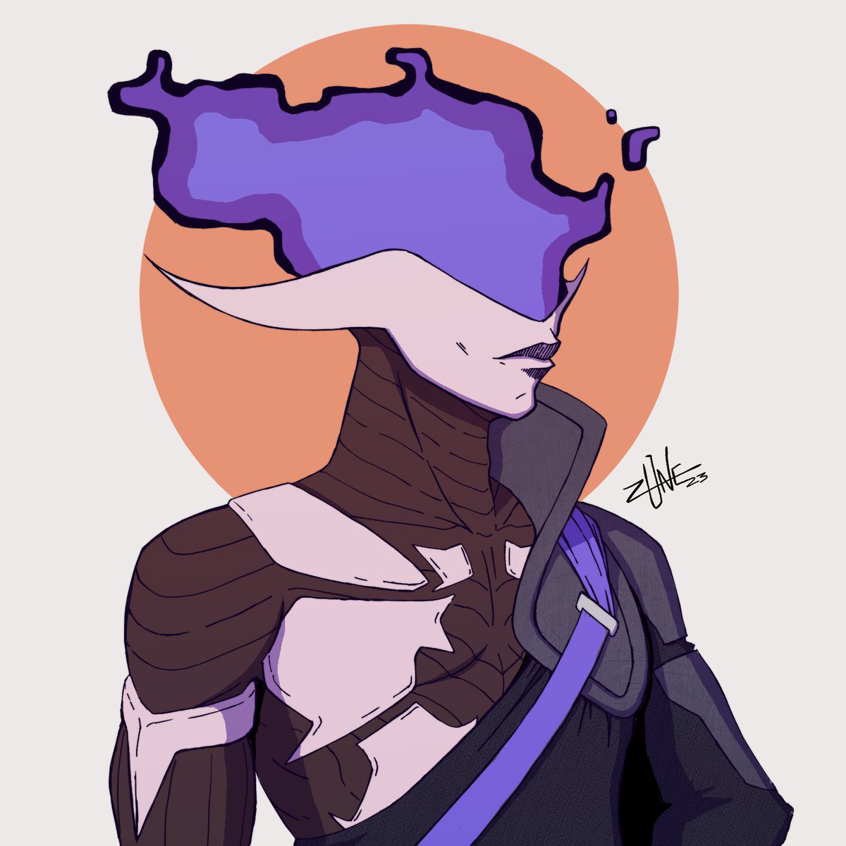 zoneworks_'s tweet photo. Wanted to expand my Portfolio so I made this character concept based on some themes from Magic: The Gathering. Really enjoyed the abstract design and definitely plan to do more like it in the future!

#twitterart #illustration #CLIPSTUDIO @clipstudiopaint #digitalart #Halloween https://t.co/l4cuvuONIo