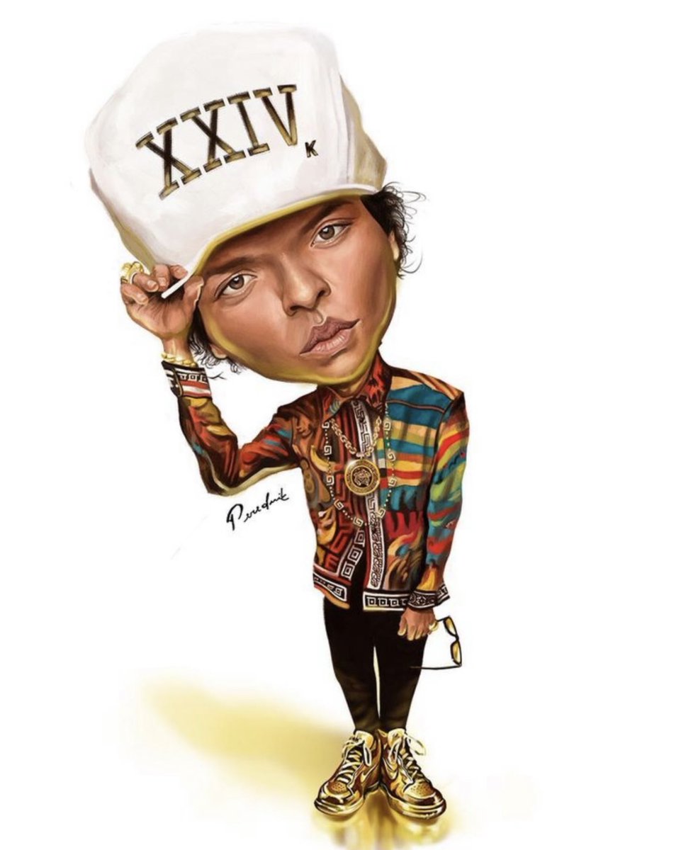 brunoinspiredit's tweet photo. Drawing by Juan Perednik (juanperednik on IG) #BrunoMars #XXIVkMagic https://t.co/9V6doZQm25