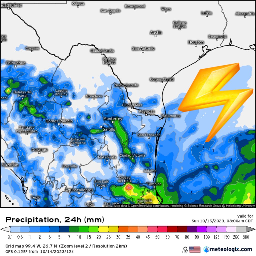 InfoMeteoro's tweet photo. ADVERTENCIA SÁBADO: llega #FrenteFrío6 y aire polar

⛈️FUERTES: Huasteca, Ver, Oax, Tab, Chis, Mich y Gro

🌦️AISLADAS: Chih, Coah, NL, Tamps, SLP, Dgo, Zac, Jal, Col, EdoMex, Mor, Pue, CDMX, Tlax, Yuc, QRoo

🌬️Evento “Norte” 40-65 km/h Tamps, Ver.

🚨Posible granizo en tormentas https://t.co/s2BwyddO2L