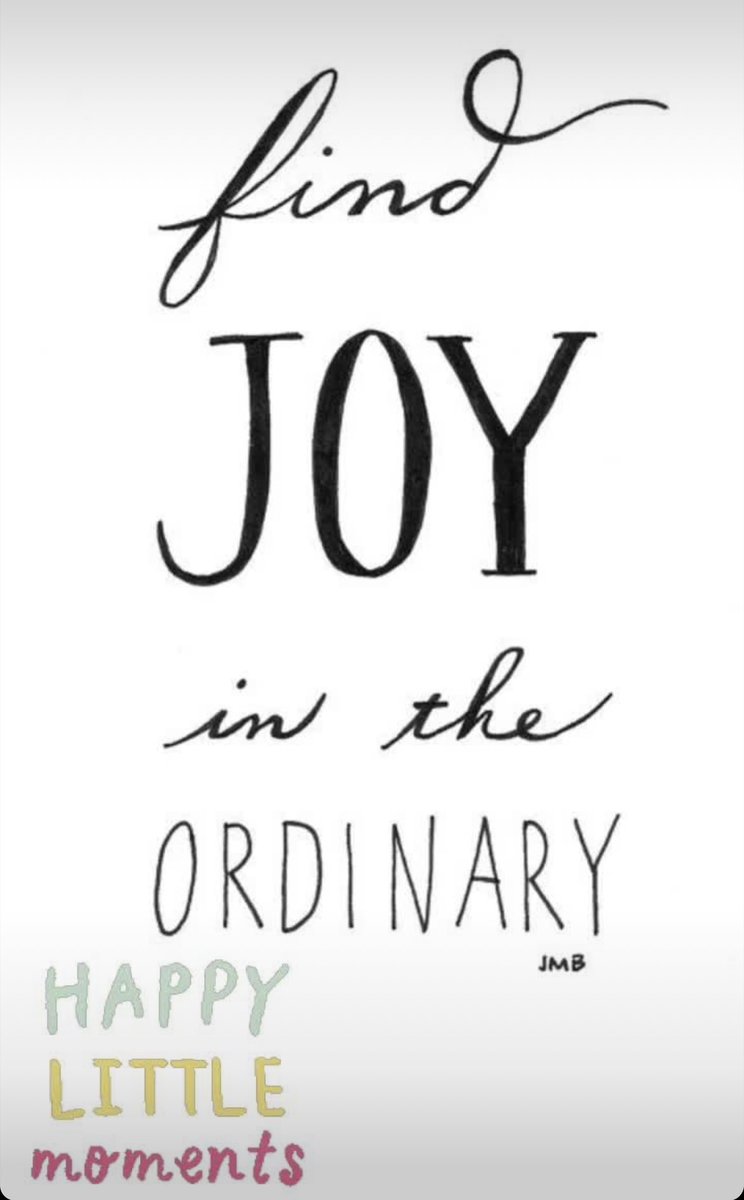 Find #JOY in the ordinary!                       

#JoyTrain #Mindset #Kindness #Peace #kjoys00 #MentalHealth #Mindfulness #IAM #Quote #IQRTG #Blessed #IDWP #TuesdayMorning #TuesdayThoughts #TuesdayMotivation RT @nvbound