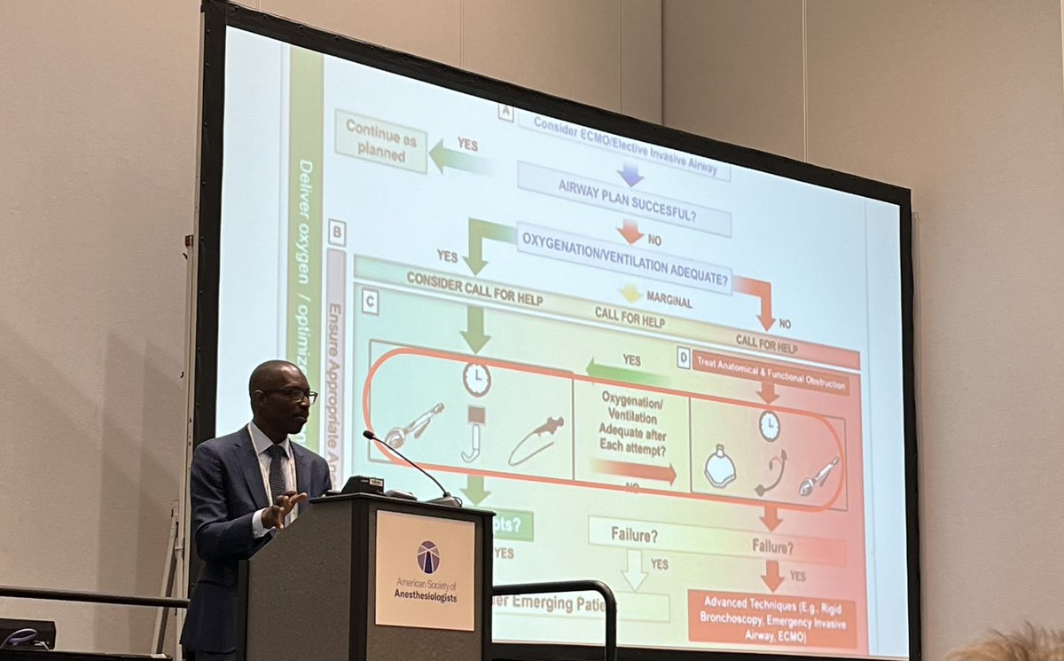 Thank you <a href="/jef042/">John Fiadjoe</a> for an amazing and informative session on difficult pediatric airways. As a medical student applying to anesthesiology residency with an interest in pediatric anesthesia, learning from the best in the field is extremely inspiring! 

#ANES23 
<a href="/ASALifeline/">ASA®</a>