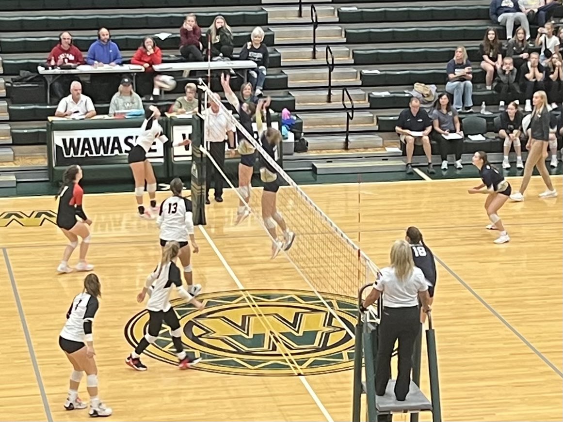 NWHS_Panthers's tweet photo. @Panther_RedSlam emerges victorious in 3 straight sets to advance to the @IHSAA1 Sectional Finals tonight at 6 at Wawasee HS. Let’s go, Panthers! ⚫️🔴🐾🏐 https://t.co/Q7jxzfwq1S