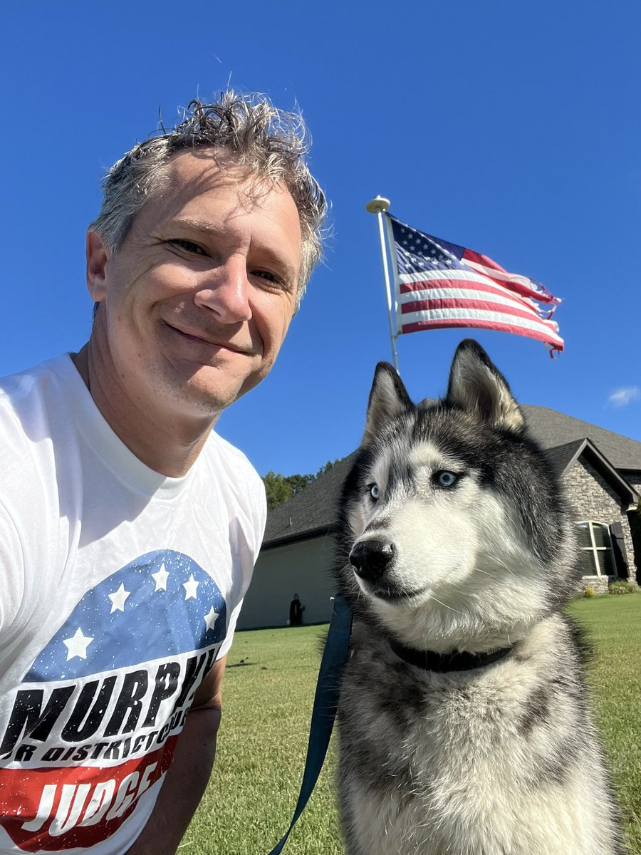 philipmurphy14's tweet photo. Just another campaign Saturday that begins with Beau and I singing  the national anthem before we begin shaking hands and kissing babies. https://t.co/czFD3MCh22
