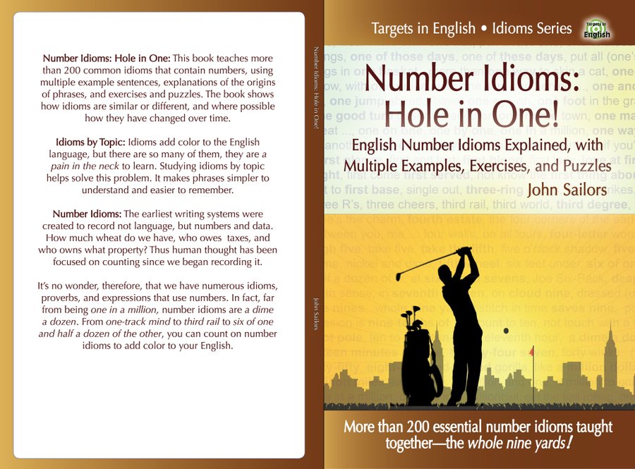 #Free This Weekend Number Idioms—Hole in One! More than 200 common phrases that contain numbers, phrases like one of a kind, two peas in a pod, sixes and sevens, cloud nine, and one in a million. #ESL #TOEIC #TOEFL #LearnEnglish #英語 #Inglés #الإنجليزية amazon.com/dp/B08L46MHH7