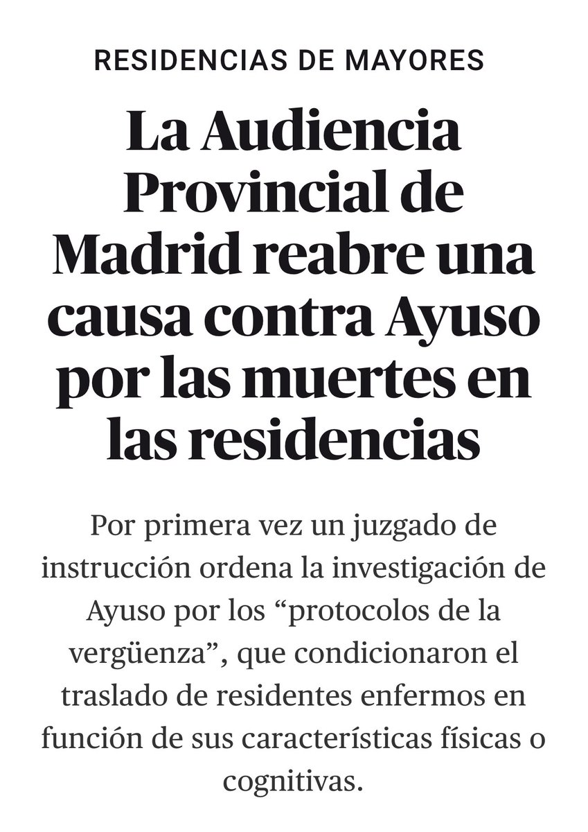 <a href="/IdiazAyuso/">Isabel Díaz Ayuso</a> Tu impronta y legado dejan bastante que desear.