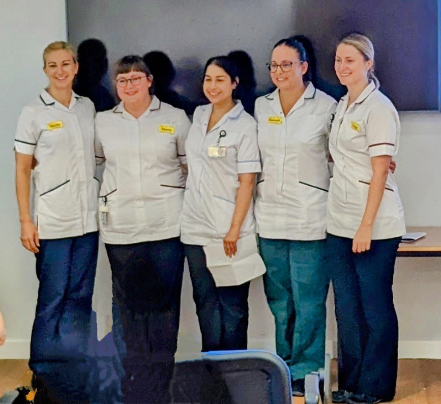 Great to see the fantastic work showcased @uhbtrust this week to celebrate #AHPDay2023 Proud to have worked alongside these #AHPs to create and champion a Band 6 Development Group for Physios, OTs, Dieticians, SLTs and Podiatrists @UHBTherapy @Hannah_Dawe_ @claremhassan