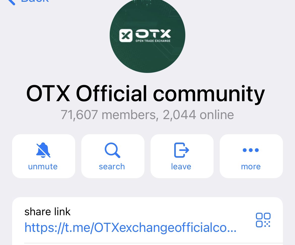 Fastest Growing Crypto Community 🚀🚀🚀🚀

Over 71k in 5 Days Now On Telegram 🍺🍺🍺🍺

t.me/OTXexchangeoff…

Join ASAP if you have not already And Comment Telegram Once Done