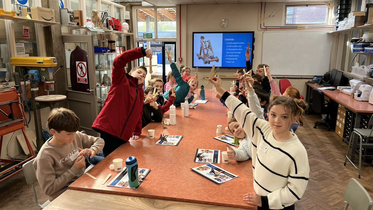 TeaAndTools's tweet photo. What a day! Our young adventurers catapulted their way into the world of #STEM, and the energy was off the charts! 🚀 Thank you to all who joined our Popsicle Ping Pong Propulsion Party! @HabsMonmouth #STEMfun https://t.co/Sl8jdhjfqE