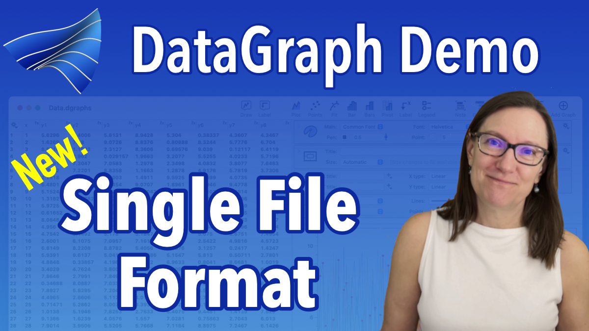 DataGraph 5.2 - New! Single File Format youtu.be/2FHRCbD1PzQ?si… via <a href="/YouTube/">YouTube</a> #MacOS #software #apps #data #graphing