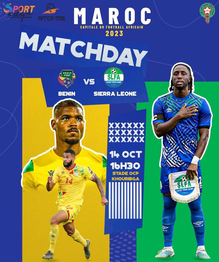 mauritaniefoot's tweet photo. Les résultats des premiers matchs amicaux au Maroc 🇲🇦 :
Bénin 🇧🇯 1-1 Sierra Leone 🇸🇱
Niger 🇳🇪 3-0 Somalia 🇸🇴
#Africa_Tms & #SportEdge https://t.co/k8HD1QQfVO