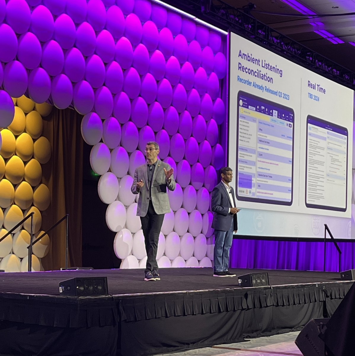 modmed's tweet photo. Dr. Michael Sherling, @dancane, @joeharpaz, Celine Kaiser, Irish McIntyre, Adam Kupperman, Venkatesh Jayaraman, Mihai Fonoage, kicked off our annual users conference this morning! To receive live updates, follow @therealmodmed on Instagram! 

#ModMedLive #MOMENTUM2023 https://t.co/VlVu6YV7eh