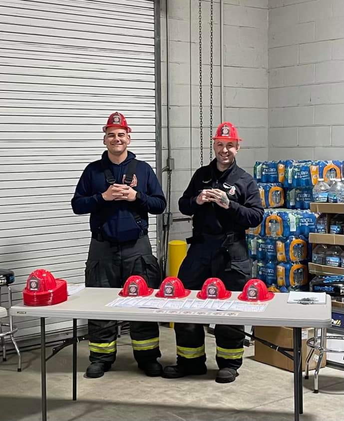 LFD members enjoyed helping out with Lowe’s Safety Event.