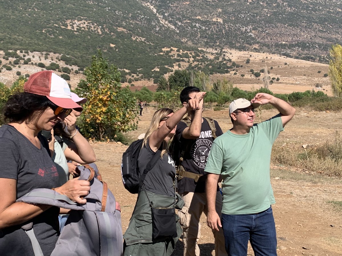 BirdsLebanon's tweet photo. On October 14, 2023, nature enthusiasts and conservationists gathered in the breathtaking Aammiq Wetland to celebrate World Migratory Bird Day, an event organized by ABCL in collaboration with USEK and the Aammiq Wetland management. @BirdLife_News https://t.co/SvR5ktvFEH