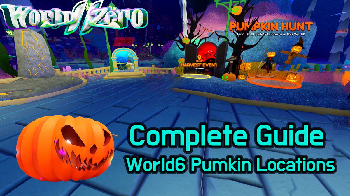 YTwzpro's tweet photo. This video is a guide video summarizing the locations of pumpkins in World 6.
However,next video world7 will be uploaded in 8 hours tomorrow. all videos up to World 10 will be uploaded at 30-minute
https://t.co/LMwF2y5r1j
#roblox #worldzero #guide #event #pumkin #location #world6 https://t.co/gkViHNKrpp