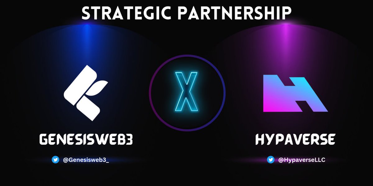 🤝 Big news: Genesisweb3 teams up with @HypaverseLLC!

A multi-chain GameFi ecosystem providing tangible asset backing and seamlessly integrating Web2 and Web3 technologies to give an immersive experience.

#Genesisweb3 #Hypaverse #NewPartnership #innovation