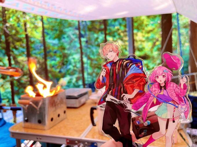 今日は感謝祭アクスタ連れてお出かけしてきた〜