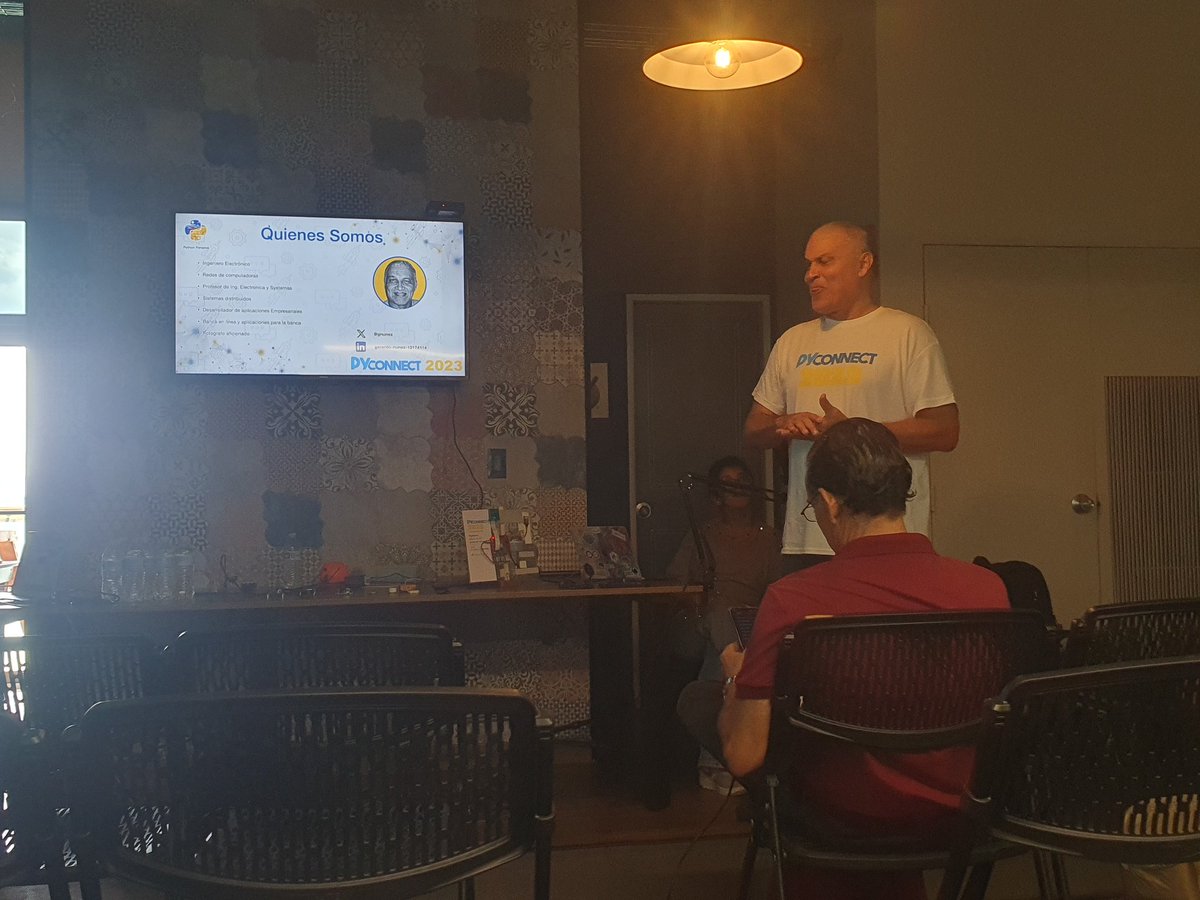 python panama Images High Quality Grahic Ya empezamos segundo dia del #PyConnect2023 🐍Python para IoT por ...