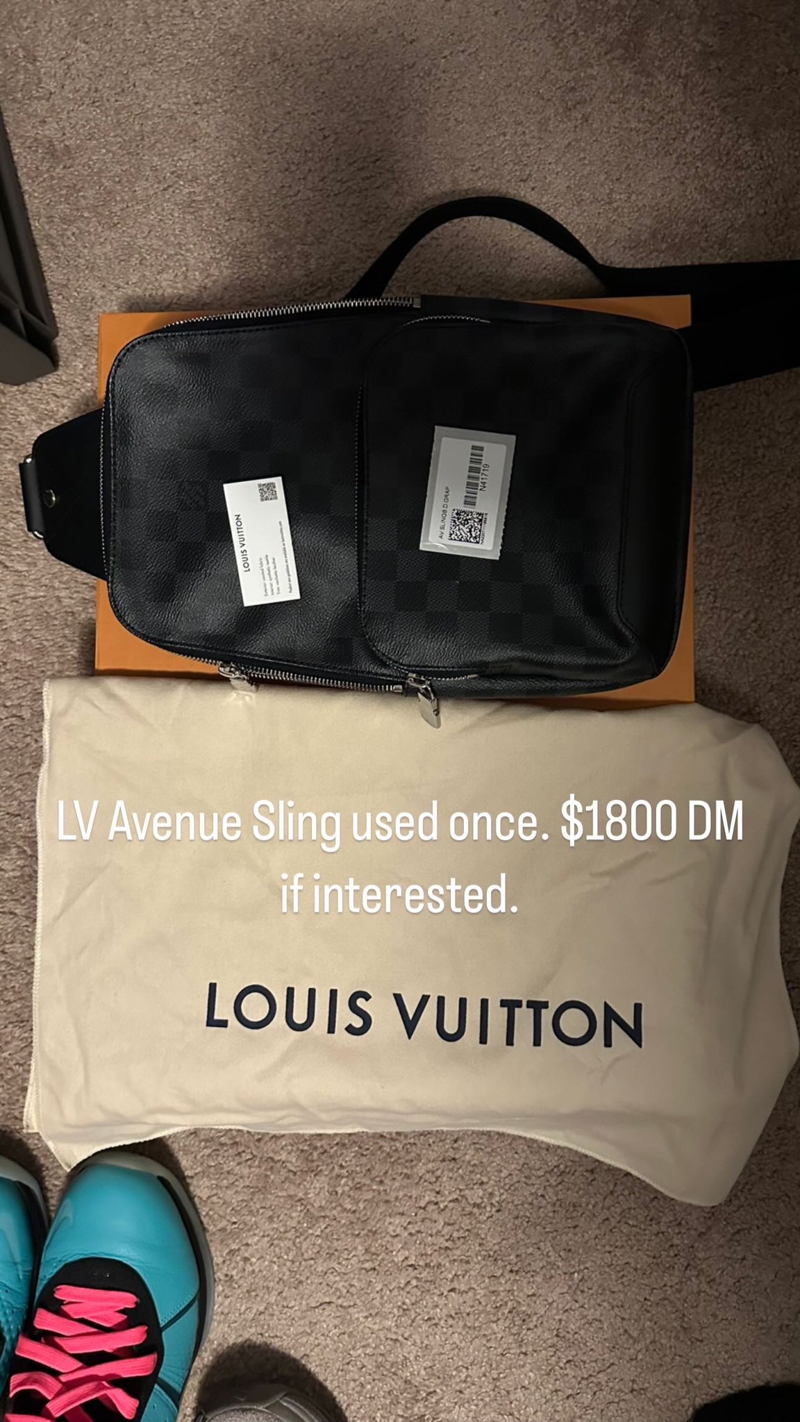 FAKE VRS REAL! Louis Vuitton Avenue Sling Bag! 