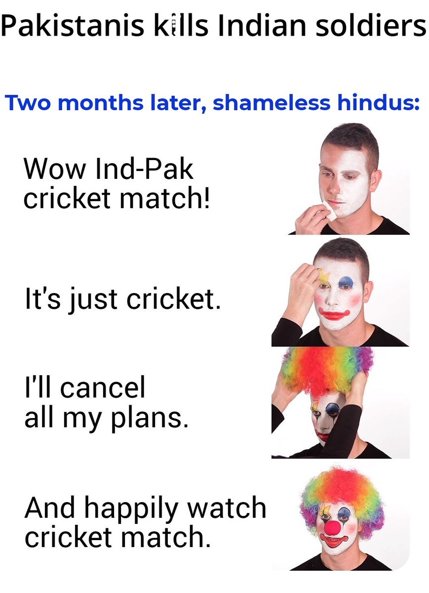 Hey #Hindus 🤡 how is your 'boycott pakistan' drama going on? 😁😂

#indpak #WorldCup2023 #jayshah #bcci #cricket #IndiaVsPakistan
