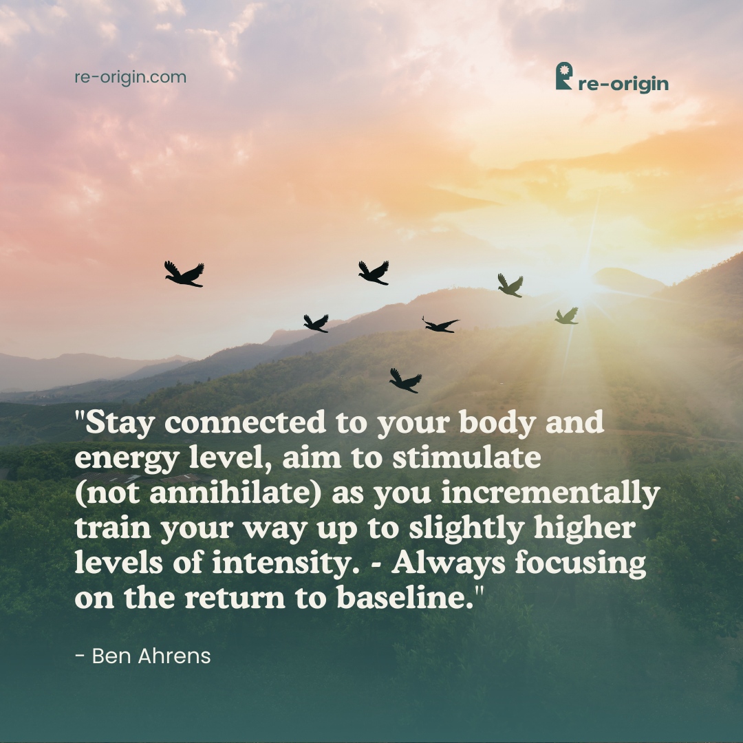 reorigin_'s tweet image. Remember, the key is always returning to your baseline. This practice of bringing yourself slightly outside your comfort zone, and then returning to a restful state, can dramatically improve your levels of energy over time.

#Neuroplasticity #Health #rewireyourbrain