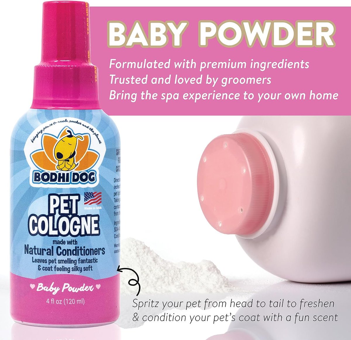 petessentialhu's tweet photo. Pamper your pet with Bodhi Dog's Natural Baby Powder Pet Cologne! 🐾 Leave them smelling fantastic and their coat silky soft. Safe for all pets with fur! 🌿

🐶 Check it out on Amazon for same-day delivery: 👉 https://t.co/PWz9C6jEUJ 

#BodhiDog #PetCologne #FreshAndClean https://t.co/G6SEQUtbn4