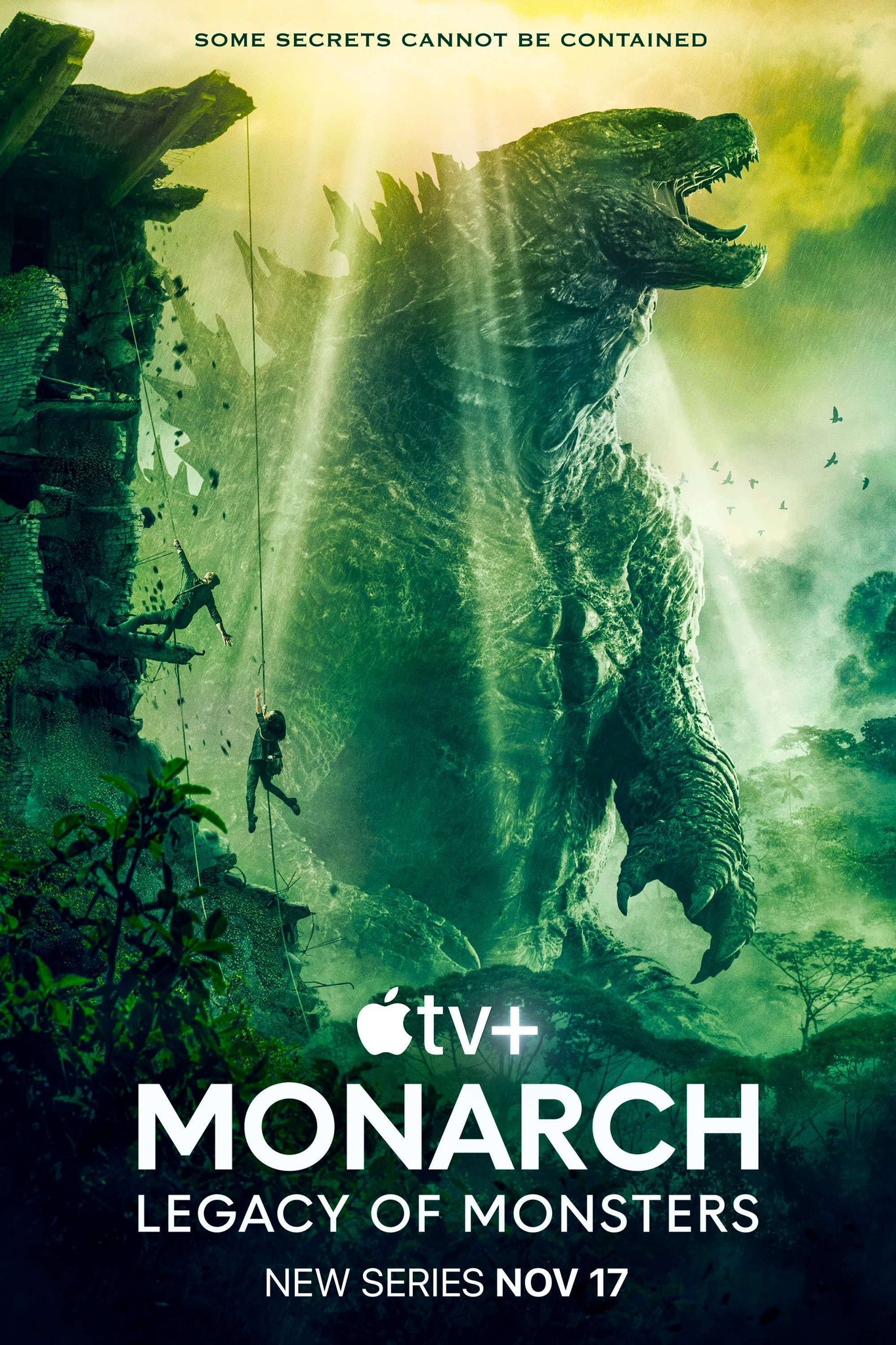 Godzilla is terug in Monarch Legacy of Monsters poster op Apple TV Plus
