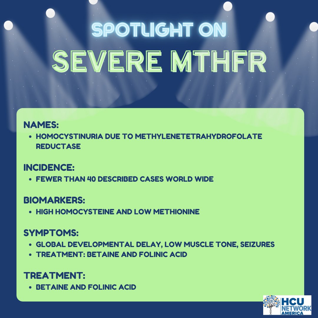 HCUAmerica's tweet photo. It's #HCUAwarenessMonth2023 - Day 23! π
This week, we shine a spotlight on #SevereMTHFR! π¦
#HCUAwareness2023 #Homocystinuria #treatment #homocysteine #methionine #HCU #HopeConnectsUs #GoBlueforHCU https://t.co/pJtdNWTZ8n