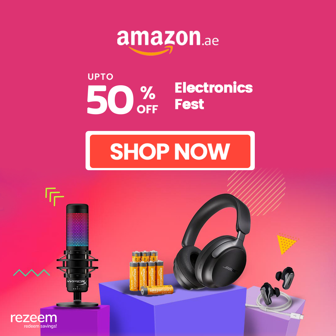 RezeemCoupons's tweet image. 🎉 Get ready for an electrifying shopping spree at the Electronics Fest! 🛒 
.
.
✅ Enjoy up to 50% off on your favorite gadgets and gear.
.
.
👍 bit.ly/3tzWvrG
.
.
#ElectronicsFest #DealsAndSteals #TechSavings #RezeemCoupons #RedeemSavings #Discounts #Rezeem #PromoCodes