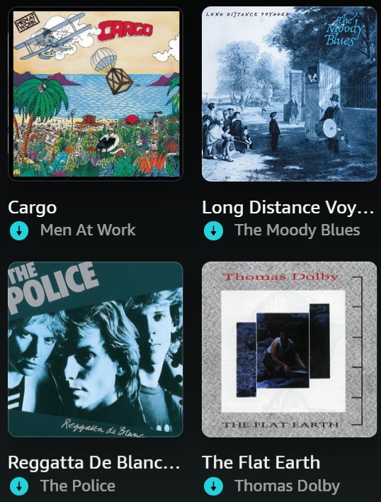 a couple deleted yesterday and a couple for birthdays in the queue...

#MenAtWork #ThePolice #TheMoodyBlues #JustinHayward #ThomasDolby